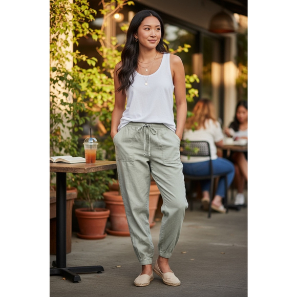 Thread & Supply Pants - Thread & Supply Sage Green Joggers S